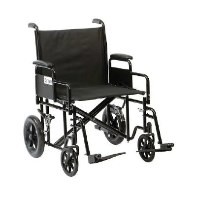 Standard wheelchair representing wheelchair rental available in Tobago
